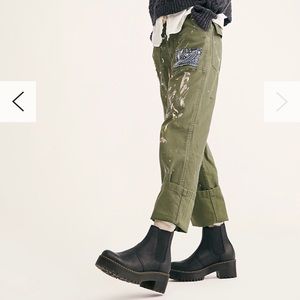 Doc marten pull on platform Chelsea boot